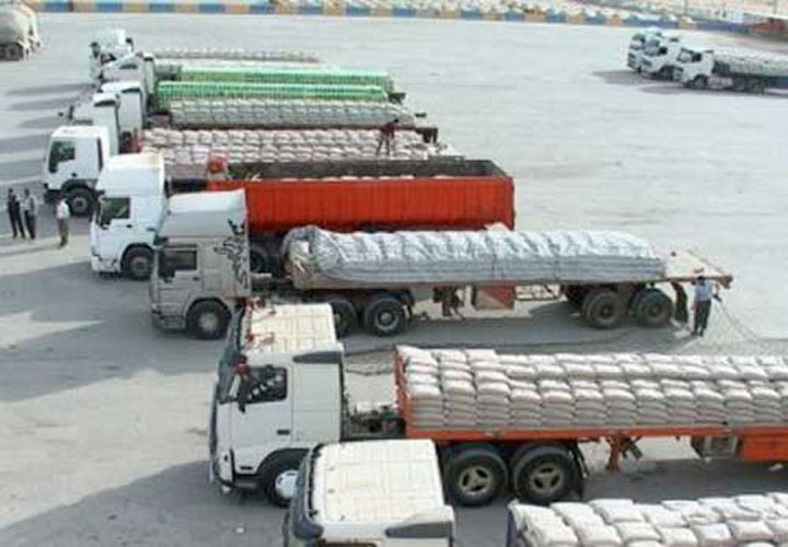 Exports of geotextiles to Iraq
